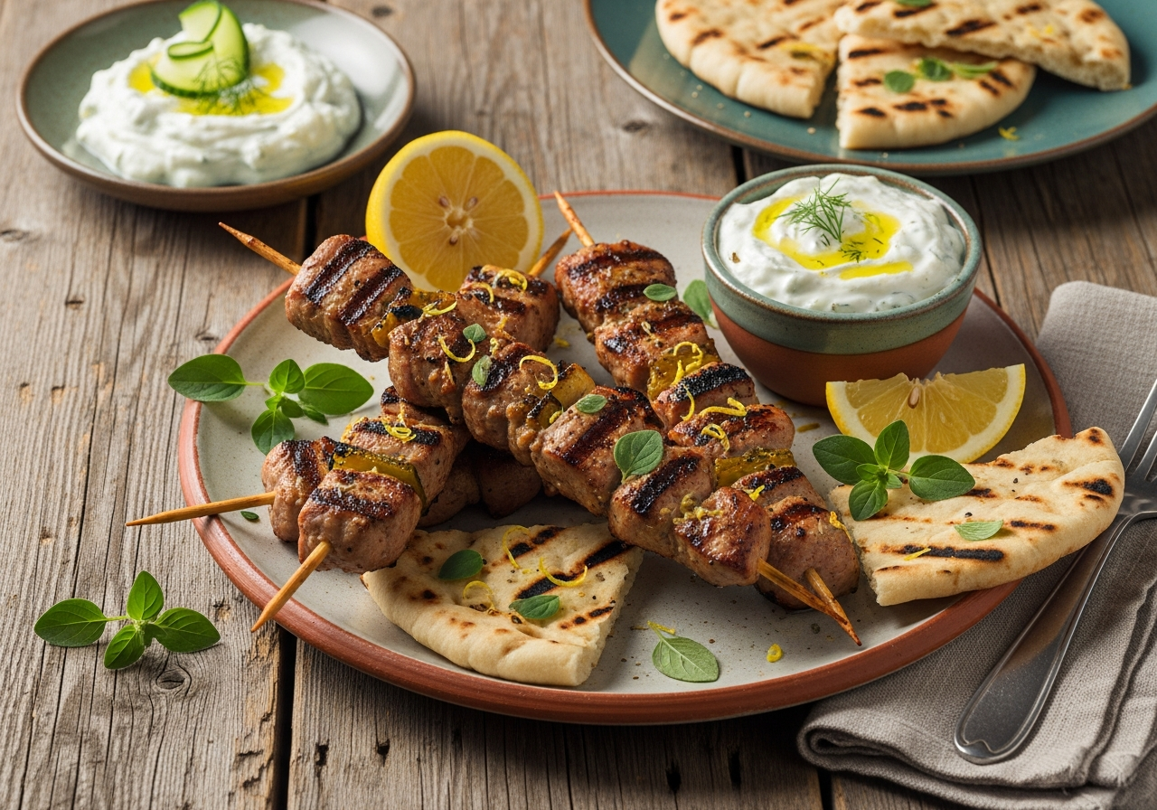 Souvlaki de Cerdo