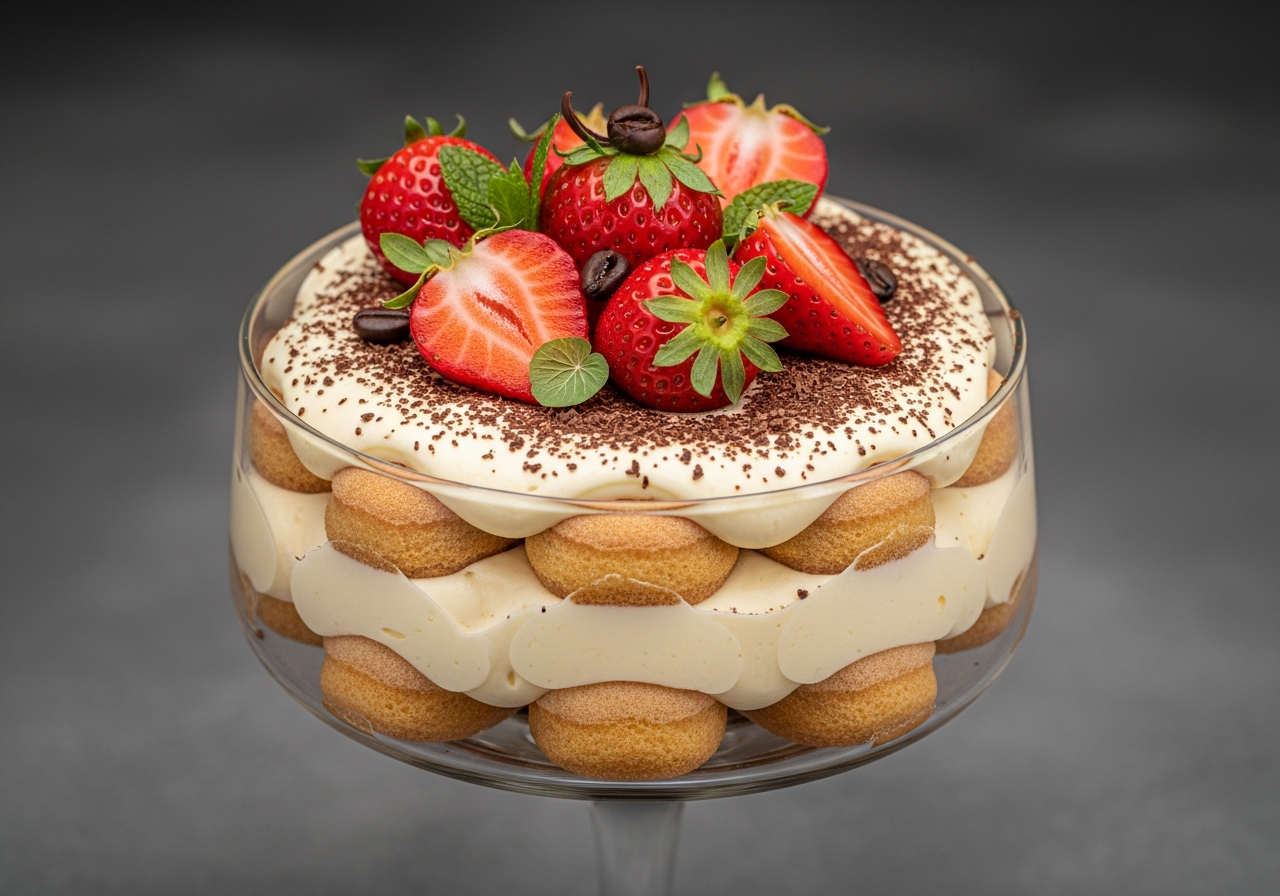Tiramisu aux Fraises